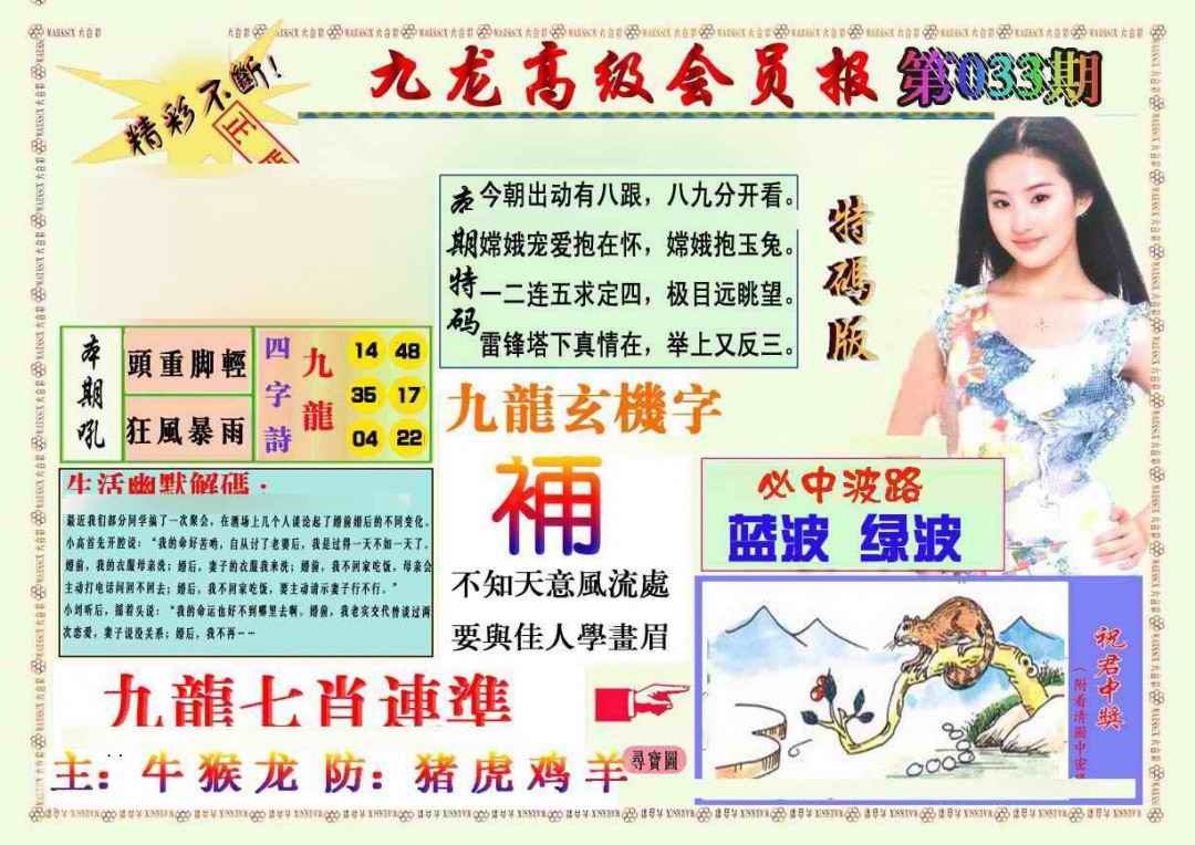 033期九龙高级会员报[图]